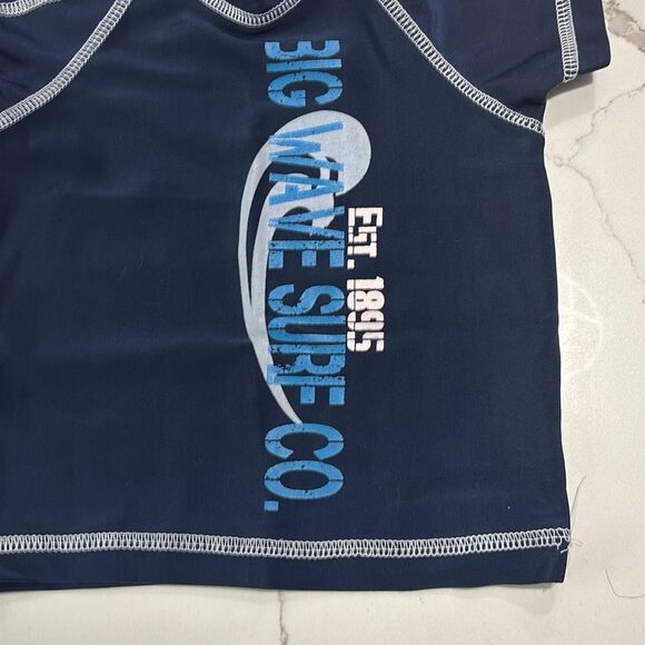 OshKosh B’GOSH | Navy Blue Boys Rash guard Swim Top Surf Size 6-9 Months - Picture 6 of 12
